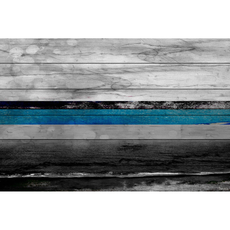 Tamula par Parvez Taj - reproduction sur bois, H 30 po x l 45 po x P 1,5 po