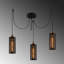 Driffield 3 - Light Black Cylinder Pendant