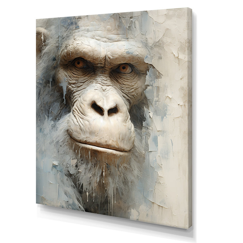 «Bigfoot Portrait I», reproduction d'art murale Bigfoot, H 20 po x l 12 po x P 1 po, Toile tendue