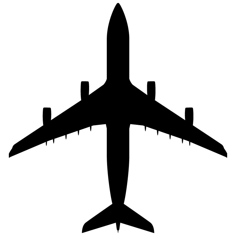 Adhésif décoratif Haynes Silhouette Jet VI, H 36 po x l 34 po