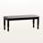 Gethyn Grey Fabric Upholstered Bench With Dark Brown Finished Wood, 18.9'' H X 47.8'' W X 16.1'' D-688289323-688289316