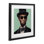 «Honest Abe With Shades», reproduction encadrée sous verre, conception de Studio Bautista