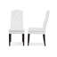 Chaise parsons capitonnée et capitonnée en blanc-1513998755