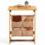 50cm W Metal Bedside Table