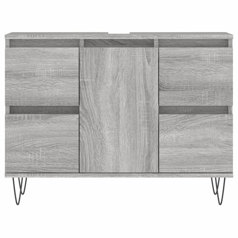Agnon Floor Mounted Bathroom Cabinet, Grey Sonoma