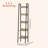 Maurus 5-Shelf Metal Freestanding Ladder Bookcase-1731312449-1710334876