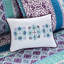 Lit de jour simple 6 pièces au design, tissu en microfibre, housse réversible, taies décoratives, coussin décoratif et taille Merry, microfibre douce, pièces dont 3 réversibles, prélavé exquis