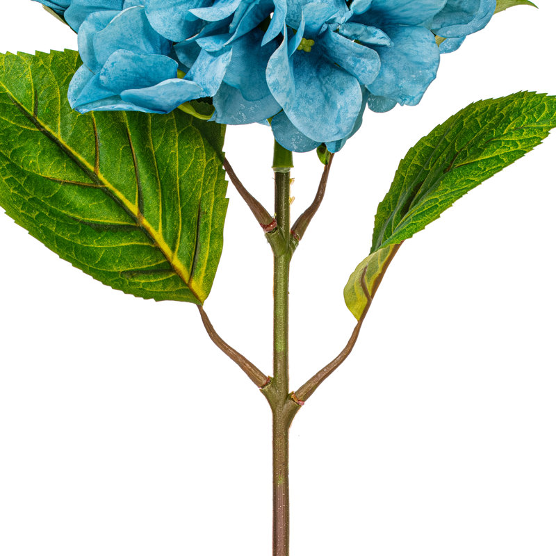 20" Hydrangea Stem. Each bag contains two sprays., Blue