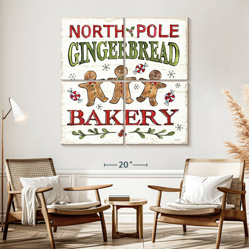 Plaque murale Kema Christmas Treats III, H 57 po x l 57 po