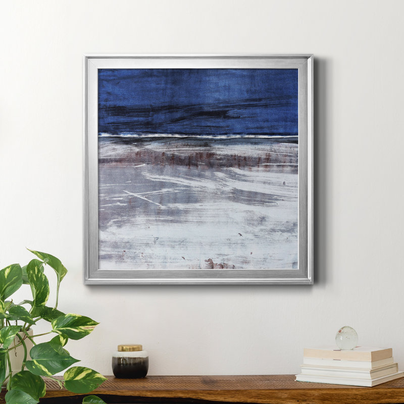«Late Summer Blooms I», reproduction encadrée de qualité supérieure - prête à être accrochée, Toile encadrée noire