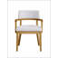 Ensemble de 2 chaises d'appoint Kasem Gorge Gabric & Oak