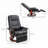 PU Swivel Manual Recliner Chair-11977099