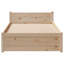 Solid Wood Drawers Bed Frame-681312167