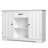 45.7" Farmhouse Sideboard Buffet Cabinet with 2 Cabinets, 1 Drawer & Open Shelves-744610084