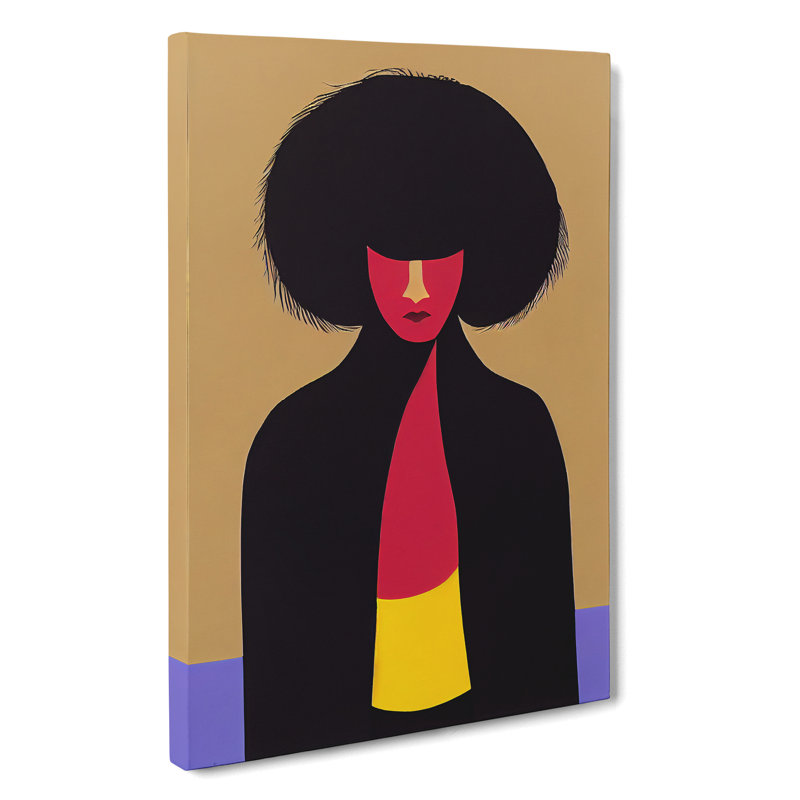 Unique Woman No.4 - Wrapped Canvas Print, 50cm H x 35cm W x 3cm D