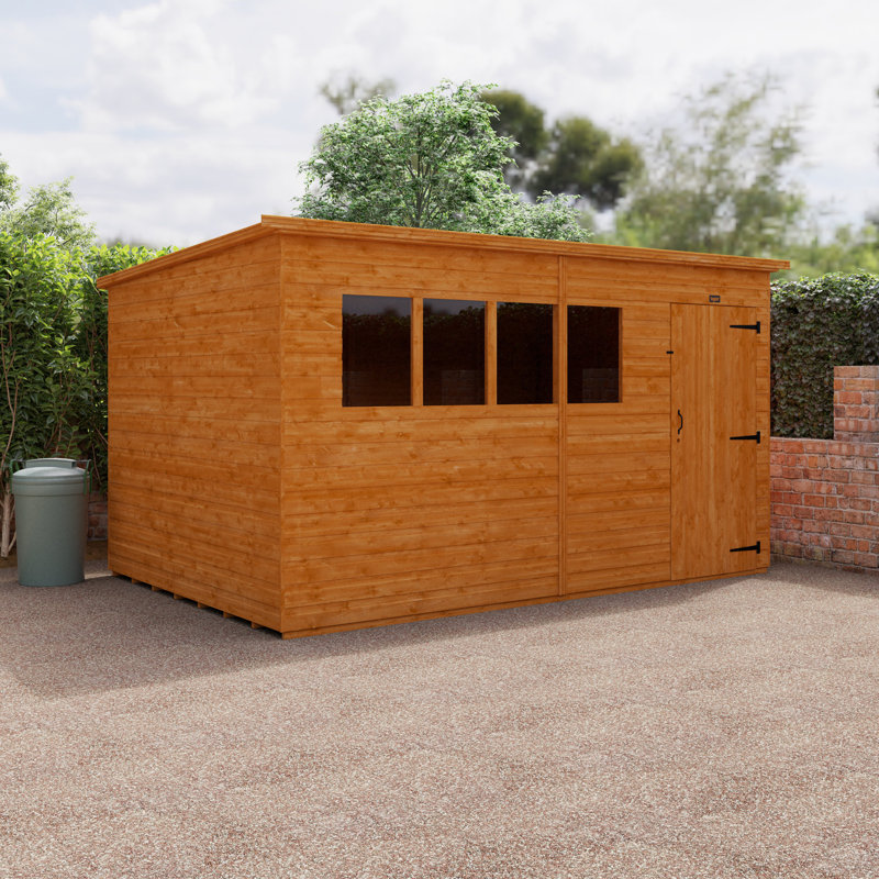 12x8w Tiger Shiplap Pent