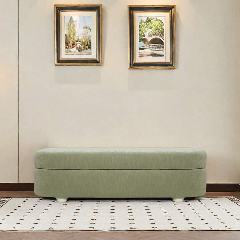 Banc de placard avec rangement simple et siège moelleux, H 16,54 po x l 55,12 po x P 19,69 po
