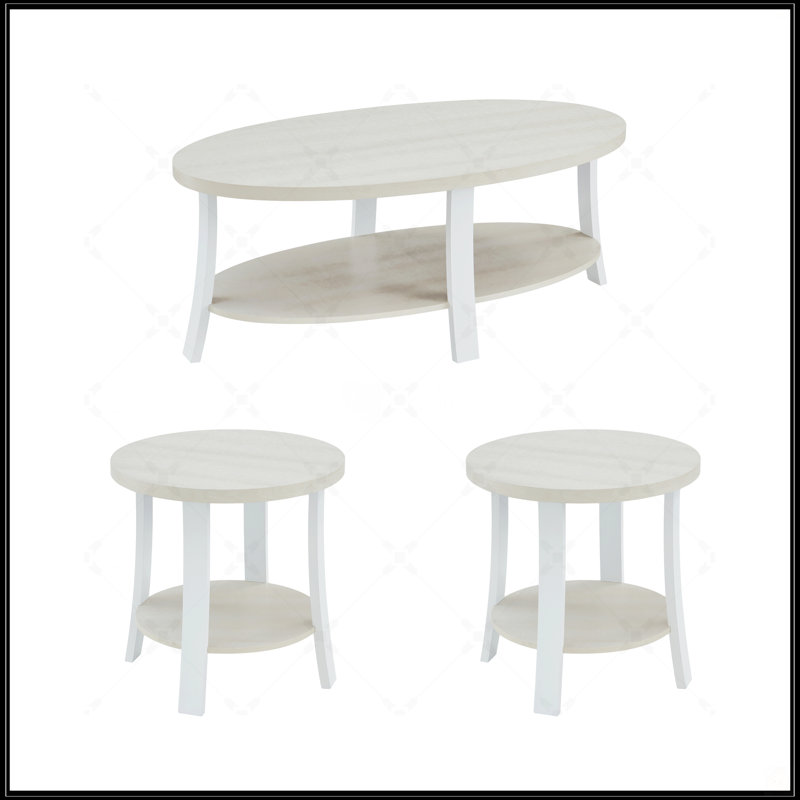 Ensemble de tables basses 3 pièces Contemporary