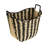 Zigzag Woven Paper Rope Basket