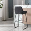 Eleftheria Upholstered Counter Stool with Metal Frame-1743820524