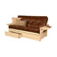 Ensemble de futon double avec matelas et tiroir Stratford-330909222-283889185-283889212