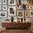 Resin Musician Figurines, Three-Piece Gold Violin, Accordion and Saxophone People Sculptures