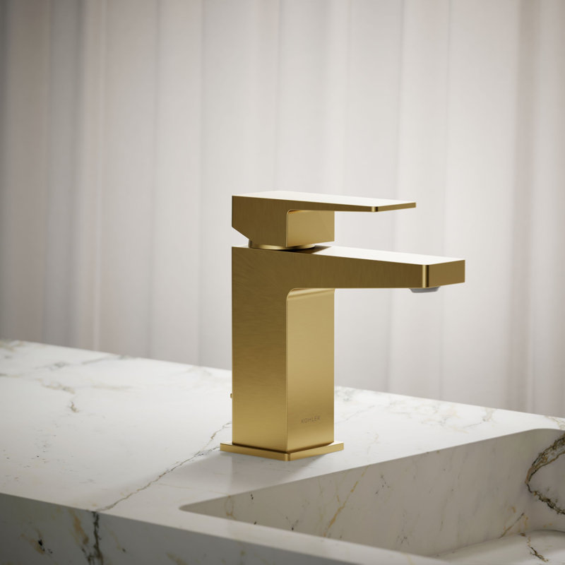 Honesty Single-Handle Bathroom Sink Faucet, 0.5 Gpm, Brass