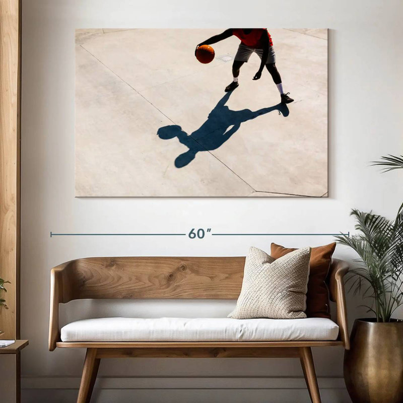 Ombre de joueur de basketball Sireci