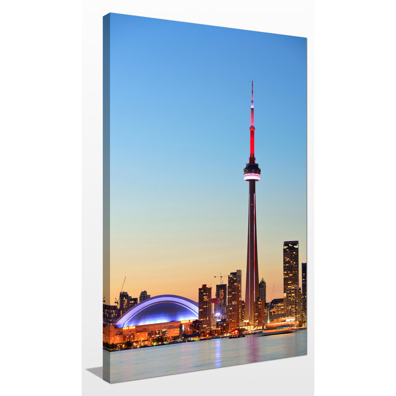 Tour de la nc, toronto ii-reproduction de photo sur toile tendue, H 30 po x l 18 po x P 1 po