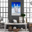 Snowboard - The Mountains Are Calling And I Must Go - 1 pièce, reproduction d'art graphique sur toile tendue-1835920854
