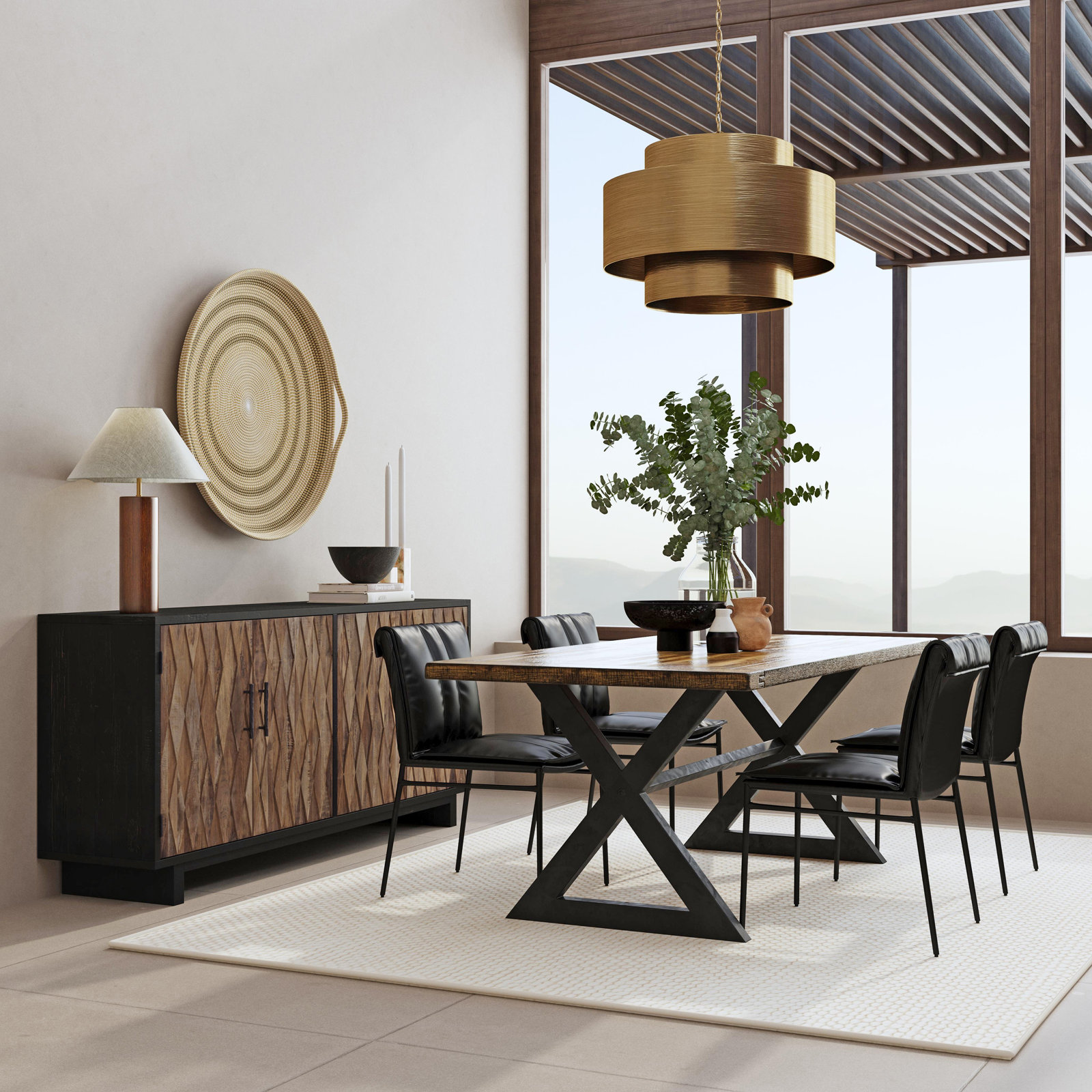 Mayer Dining Chair, Black