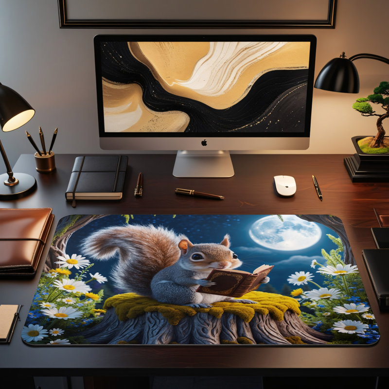 Polyester Desk Pad, 31.5x15.5