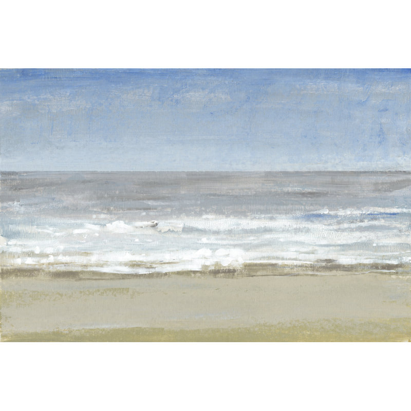 Jour de marche sur la plage I, H 20 po x l 30 po x P 1,25 po