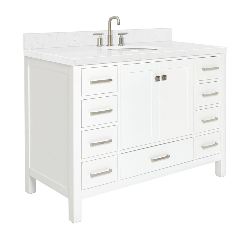 Ensemble de meuble-lavabo simple 48 po , Blanc