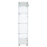 Ivy Bronx 4-Shelf Glass Display Stand With Led Strip Lights, 12 Colour ...