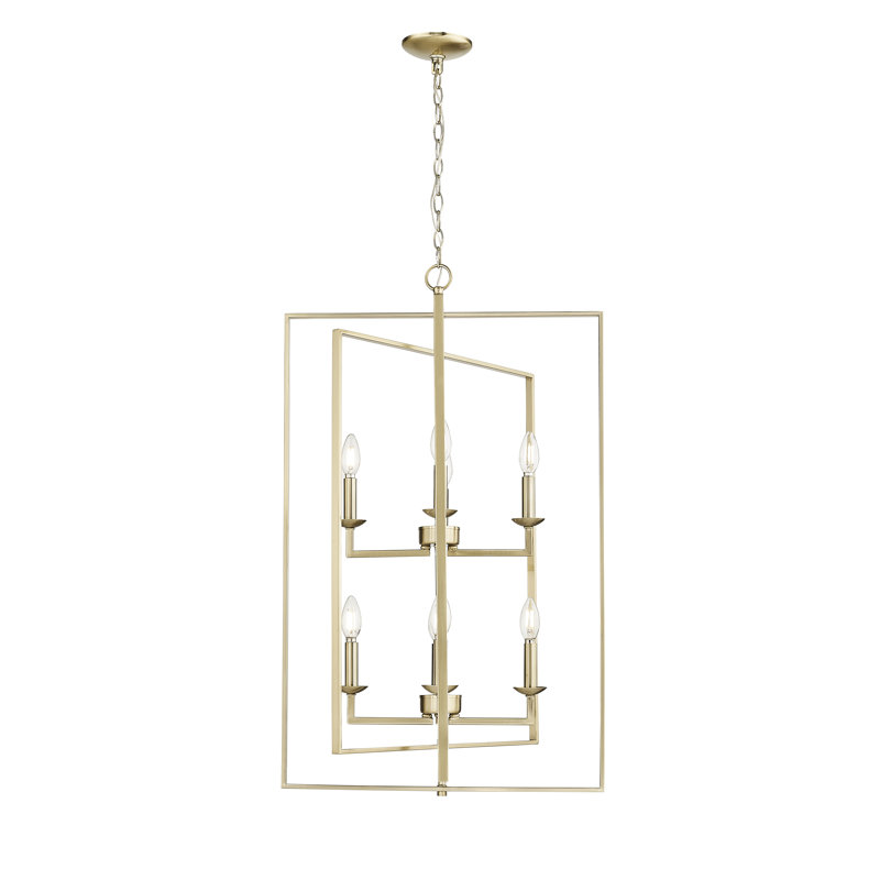 Luminaire suspendu géométrique à 8 lumières Klever