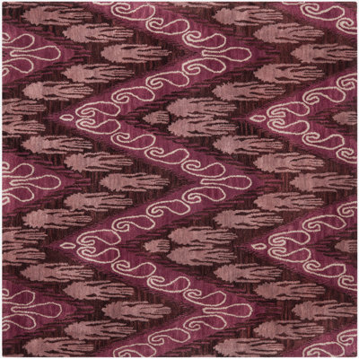 Kline Ikat Hand Tufted Wool Ikat Rug