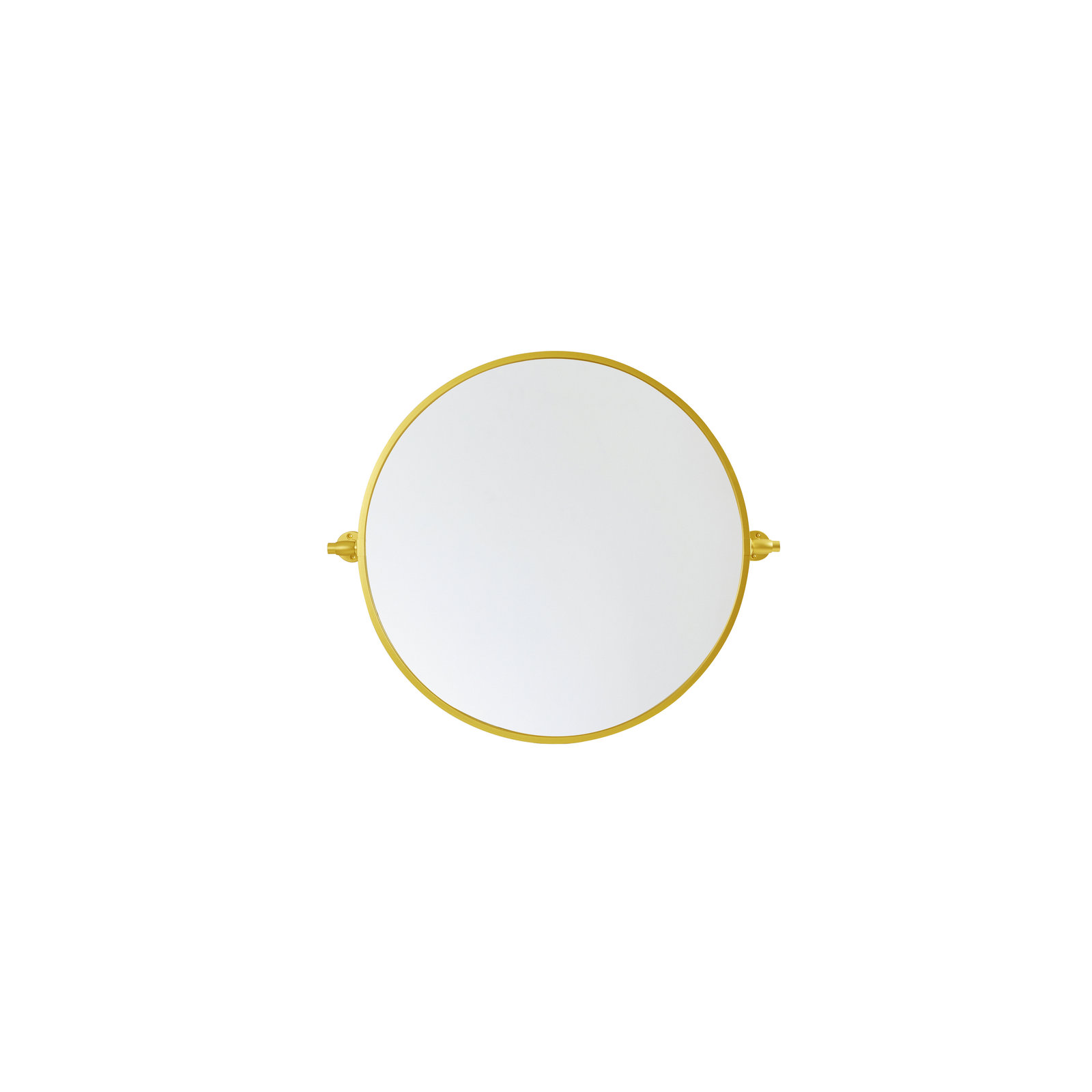 Belfield Metal Wall Mirror, 24" x 24", Gold