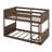 Twin Over Twin Floor Bunk Bed-393502638