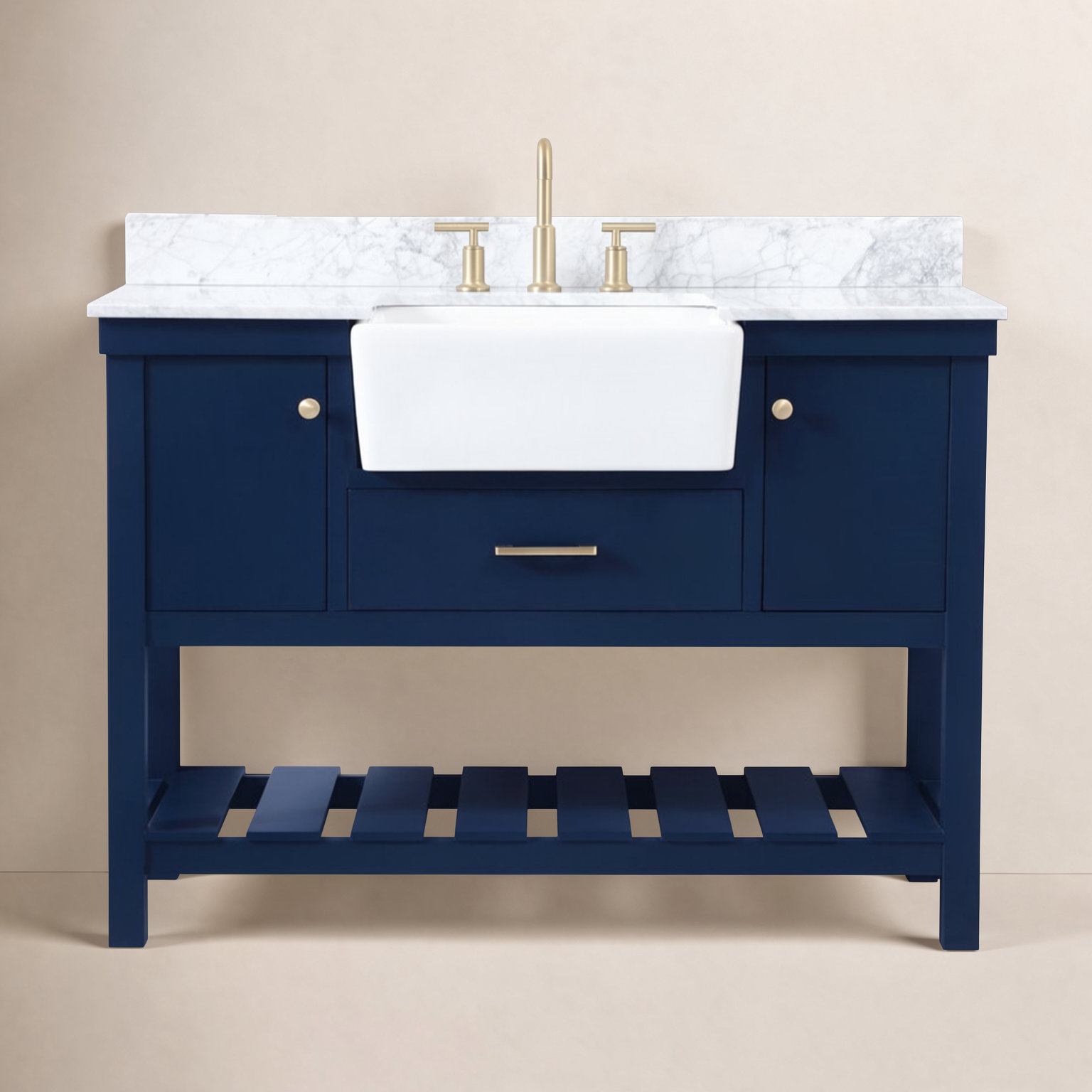 Pelaghia 48'' Single Bathroom Vanity, Blue