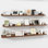 Parece Wall-Mounted Floating Shelves for Bedroom, Living Room