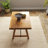 6-Person Solid Wood Trestle Dining Table-1177672315