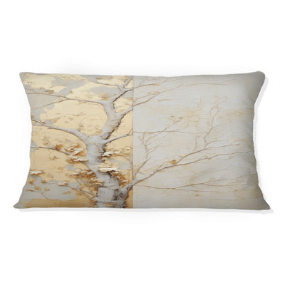 Coussin doré et beige - American Basswood