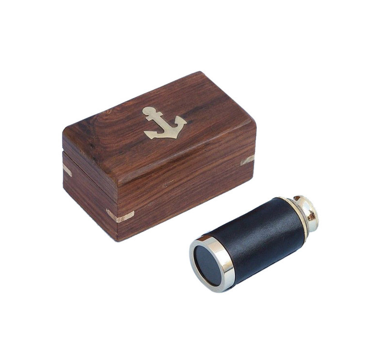 Spyglass de tubes optiques en cuir Callahan