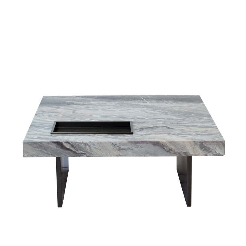 Sintered Stone Top Square Coffee Table