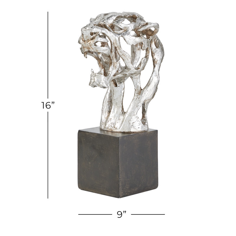 Tête en polystone Daryll avec base rectangulaire