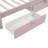Twin Size Upholstered Daybed with 2 Drawers-108856523