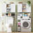 Eveleth 32.05" W Over-the-Toilet Storage Cabinet-1765205031