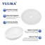 Évier de salle de bain en céramique elliptique / ovale en porcelaine vitrifiée YULIKA DJ-78166