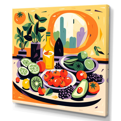 Green And Red Avocado In Mexico II - Food Wall Art